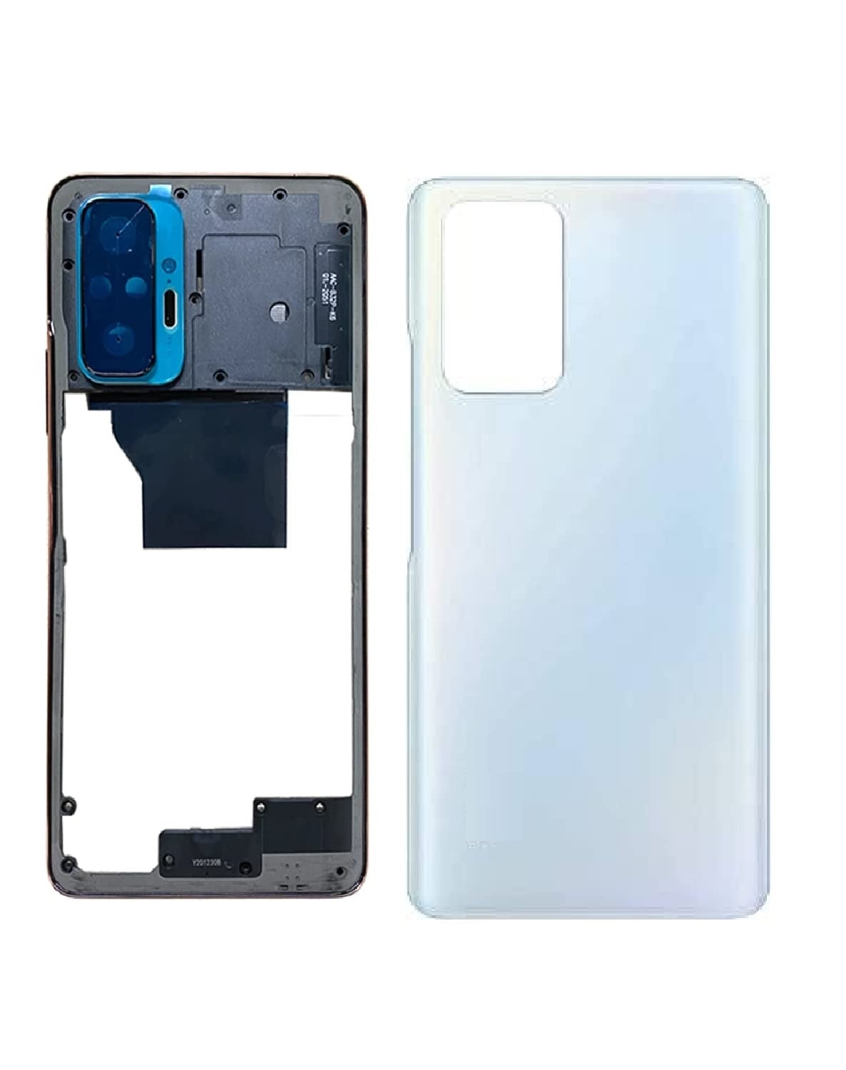 Battery Door Back Panel Housing for Xiaomi Redmi Note 10 Pro : White Battery Door Back Panel Housing for Xiaomi Redmi Note 10 Pro : White